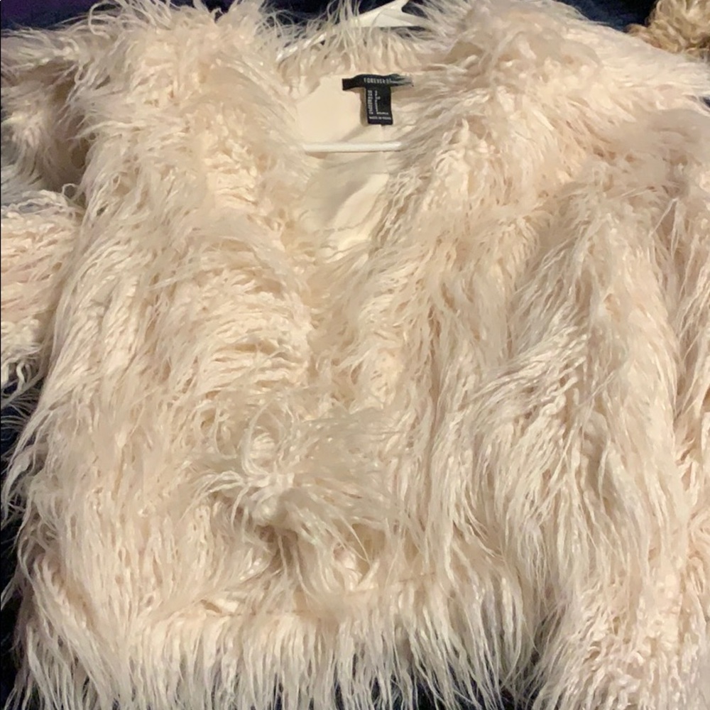 Fur coat forever 21